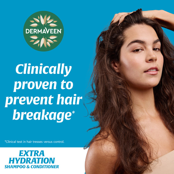 DermaVeen Hair + Scalp Extra Hydration Conditioner For Sensitive Scalps and Dry Hair 500mL