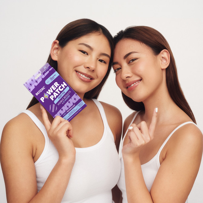 Benzac 3-in-1 Power Patch, Salicylic Acid Pimple Patches, For All Skin Types