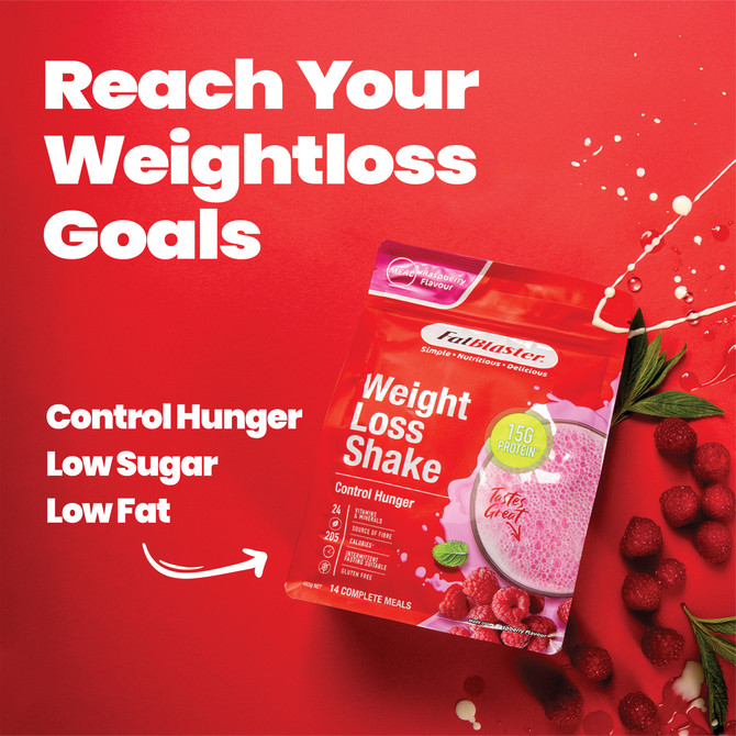 FatBlaster Weight Loss Shake Raspberry 465g