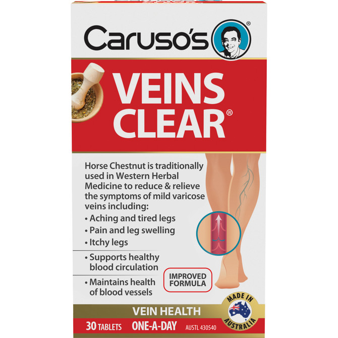 Caruso’s Veins Clear® 30 Tablets