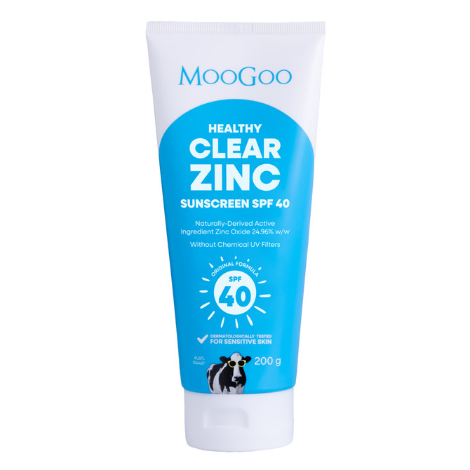 CLEAR ZINC SUNSCREEN SPF40 AUSTL 334557 200G