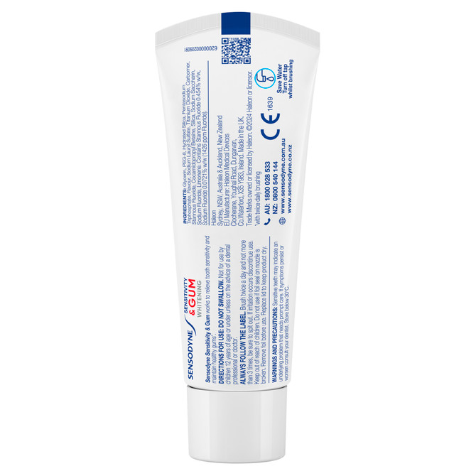 Sensodyne Sensitivity & Gum Whitening 100g Toothpaste