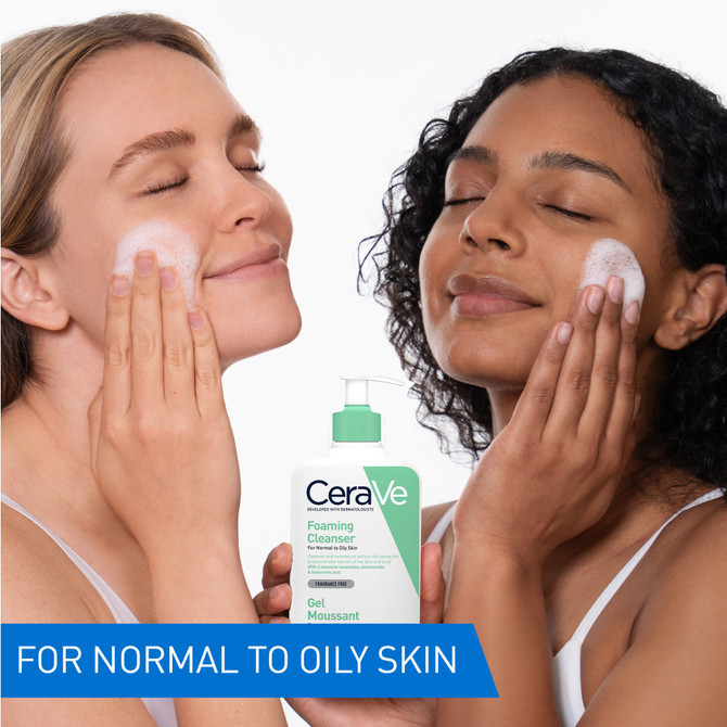 CeraVe Foaming Oil-Free Cleanser for Oily Skin 473ml