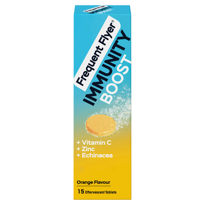 Frequent Flyer Immunity Boost Orange 15 Tablets