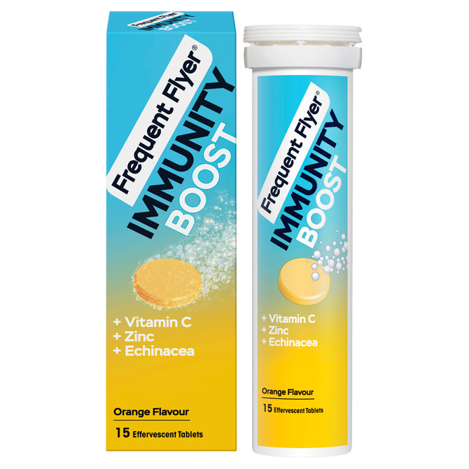 Frequent Flyer Immunity Boost Orange 15 Tablets