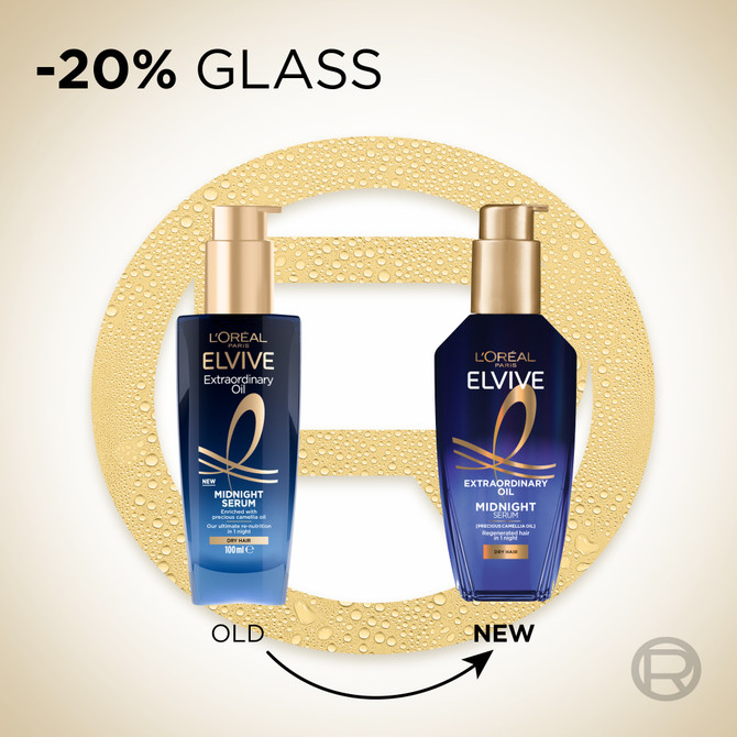 L'Oréal Paris Elvive Extraordinary Oil Midnight Serum to Nourish Dry Hair 100 ml