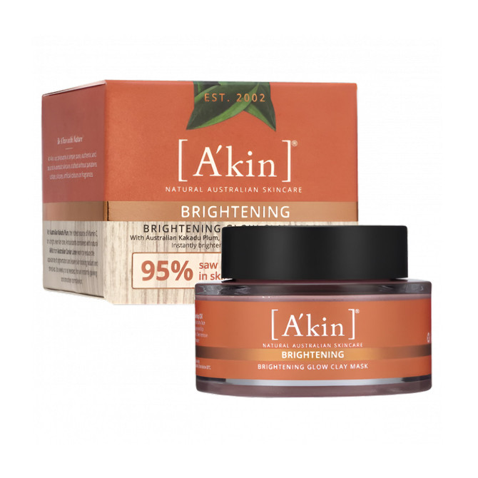 A'kin Brightening Glow Clay Mask 60ml