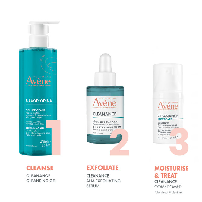 Avène Cleanance Cleansing Gel Cleanser I Face wash for Acne & Oily Skin on the Face & Body- 400ML