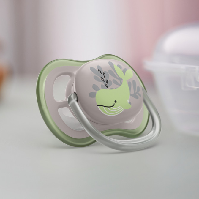 Philips Avent Ultra Air Soother, 6-18 months, Deco Mixed, 2-pack, SCF085/40