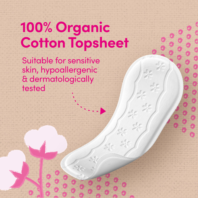 Carefree Organics Unscented Liners 30 pack