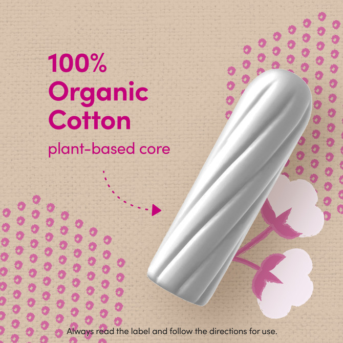 Carefree Organics Regular Tampons 16 Pack