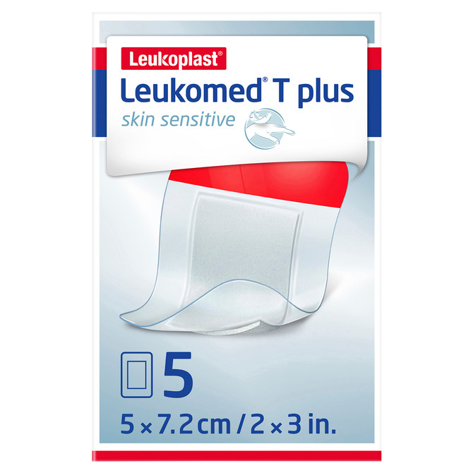 Leukomed T Plus Skin Sensitive Sterile 5cm X 7.2cm 5 Box