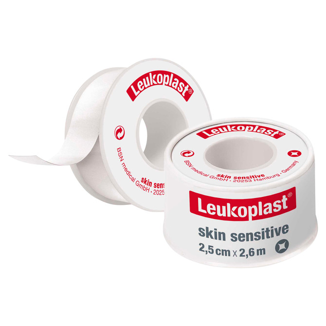 LEUKOPLAST SKIN SENSITIVE SNAP RING 2.5CM X 2.6M 