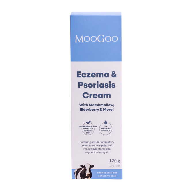 MooGoo Eczema & Psoriasis Cream with Marshmallow 120g