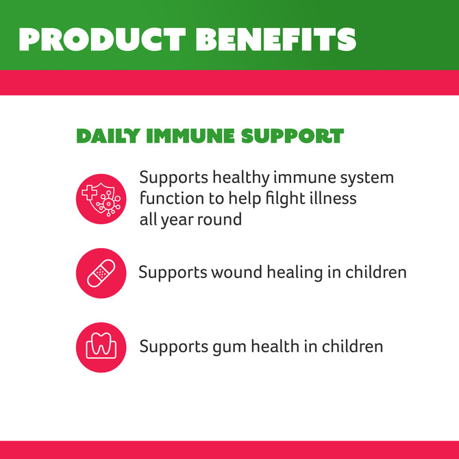 Cenovis Kids Chewable Vitamin C 250mg (Strawberry) 150 Tablets