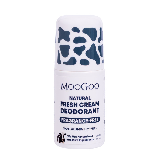 MooGoo Fresh Cream Deodorant - Fragrance Free 60ml