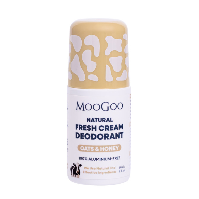 MooGoo Fresh Cream Deodorant - Oats & Honey 60ml