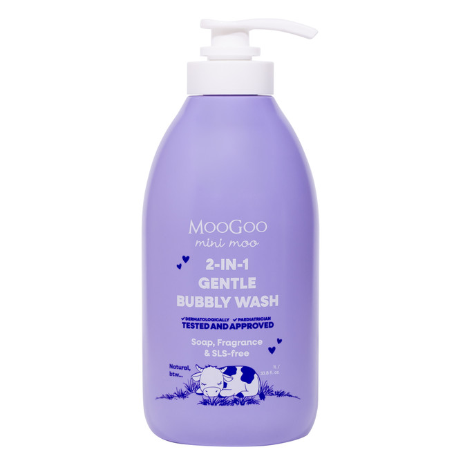 MooGoo Mini Moo 2-in-1 Bubbly Wash 1L