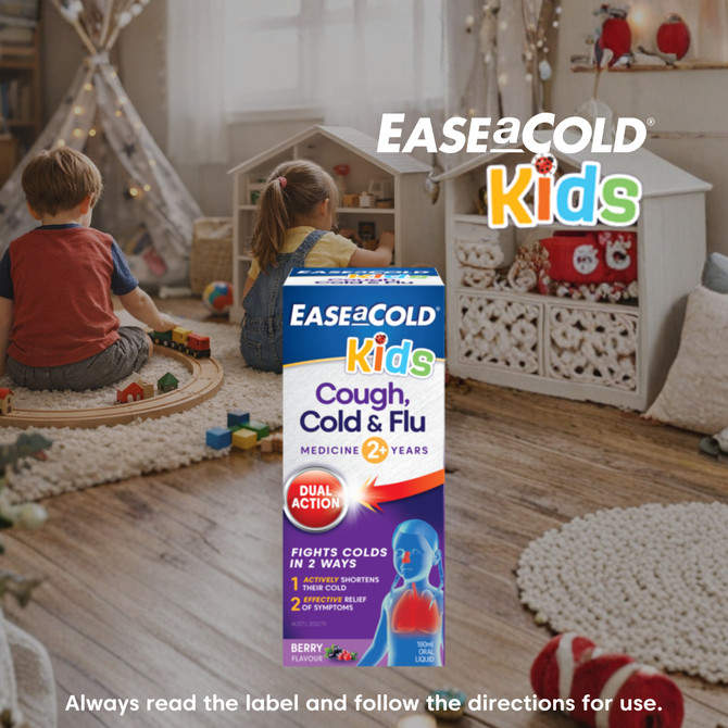 EASEaCOLD Kids Cough, Cold & Flu 180ml