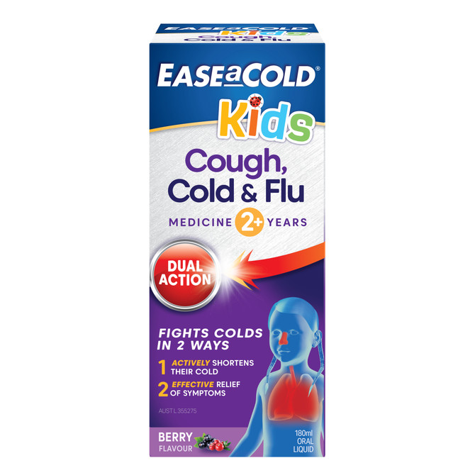 EASEaCOLD Kids Cough, Cold & Flu 180ml
