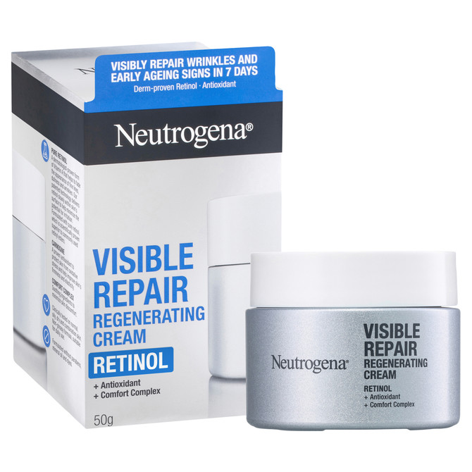Neutrogena Visible Repair Retinol Regenerating Cream 50g
