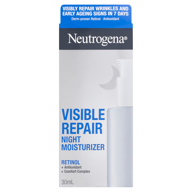 Neutrogena Visible Repair Retinol Night Moisturizer 30mL