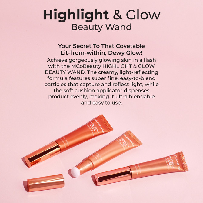 Highlight & Glow Beauty Wand Blush Glow