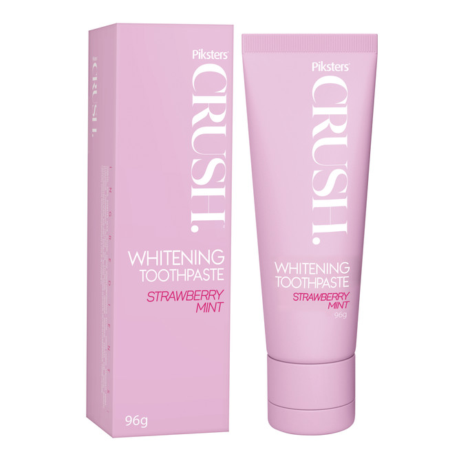 Piksters CRUSH Whitening Toothpaste Strawberry 96g
