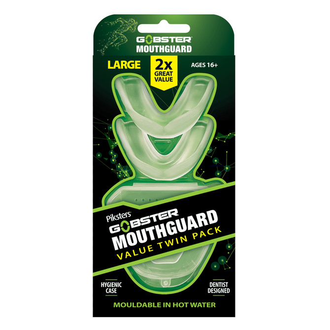 Piksters Gobster Mouthguard (with case) Large 2pk