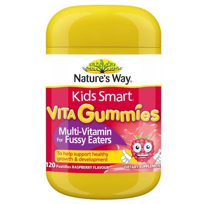 Nature's Way Kids Smart Vita Gummies Multi-Vitamin For Fussy Eaters 120s