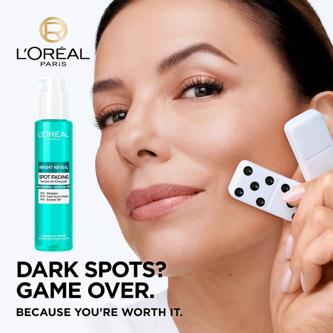 L'Oréal Paris Bright Reveal Niacinamide + Salicylic Acid Anit-Blemish Serum-in-Cleanser 150ml