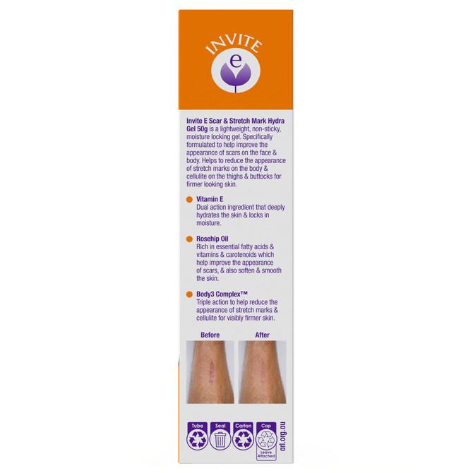 Invite E Scar & Stretch Mark Hydra Gel 50g