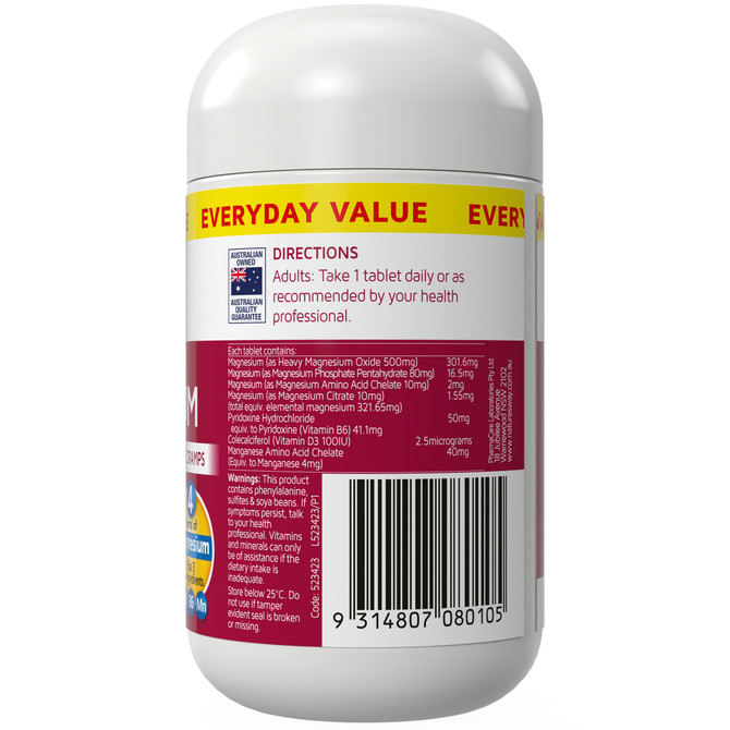 Nature's Way High Strength Magnesium 60s