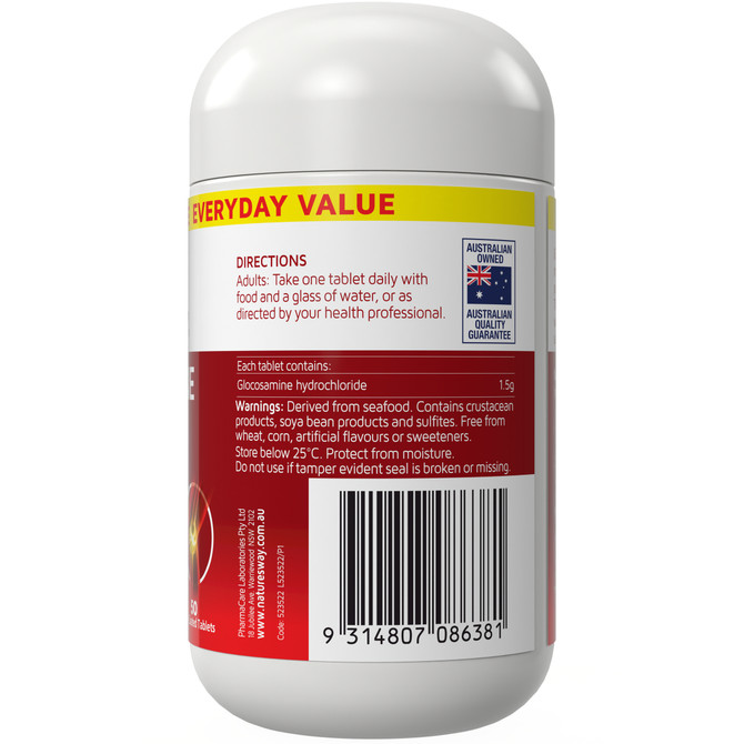 Nature's Way Glucosamine HCL 1500mg 50s