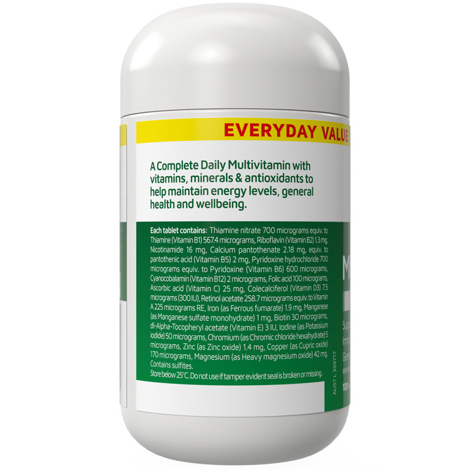 Nature's Way Complete Daily Multivitamin 100s