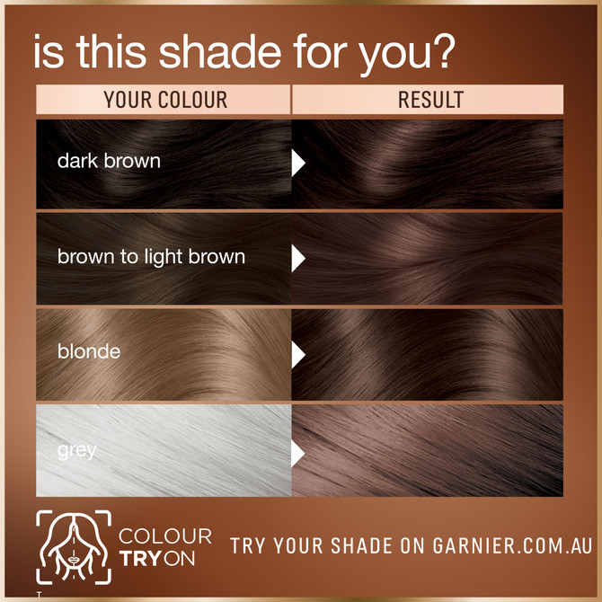 Garnier GOOD Permanent Hair Colour 5.0 Coffee Roast Brown