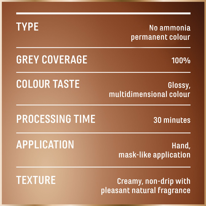 Garnier GOOD Permanent Hair Colour 6.0 Mochaccino Brown Ammonia-Free Natural Formula