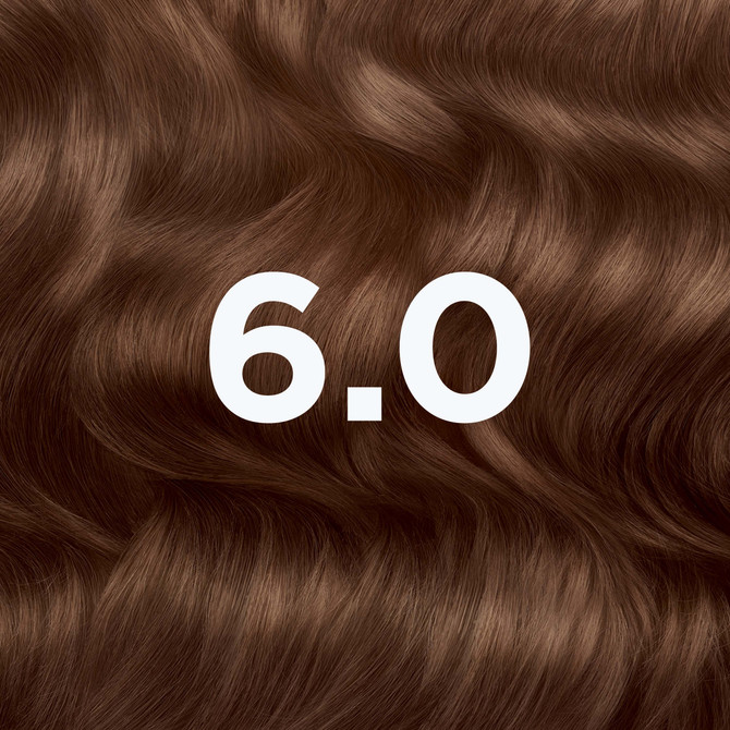 Garnier GOOD Permanent Hair Colour 6.0 Mochaccino Brown Ammonia-Free Natural Formula