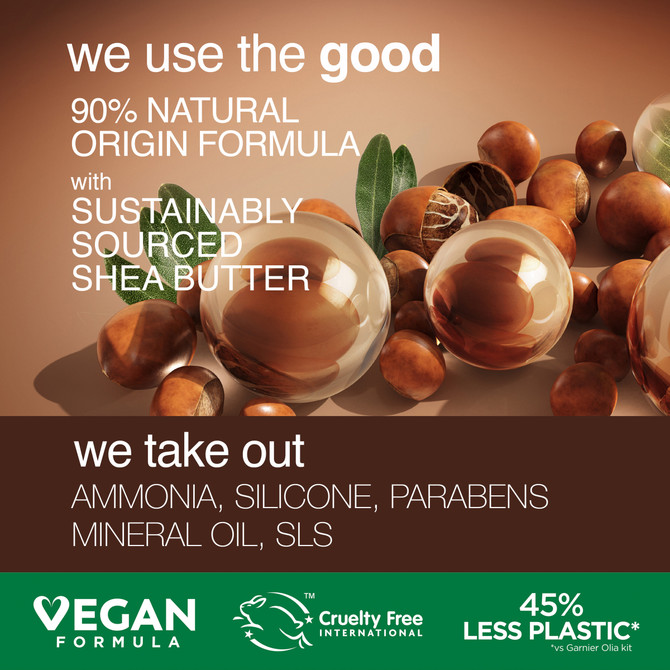 Garnier GOOD Permanent Hair Colour 7.0 Almond Crème Dark Blonde Ammonia-Free Natural Formula