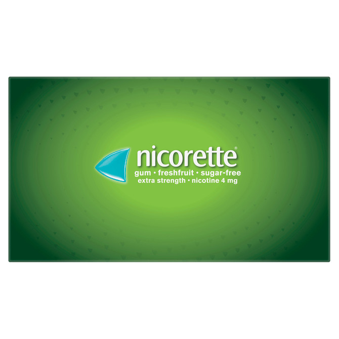 Nicorette Quit Smoking Extra Strength Nicotine Gum Freshfruit 150 Pack