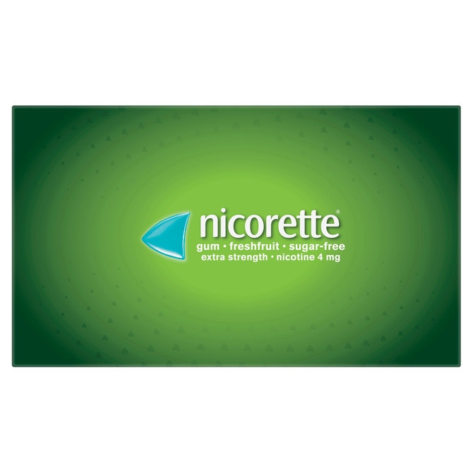 Nicorette Quit Smoking Extra Strength Nicotine Gum Freshfruit 150 Pack