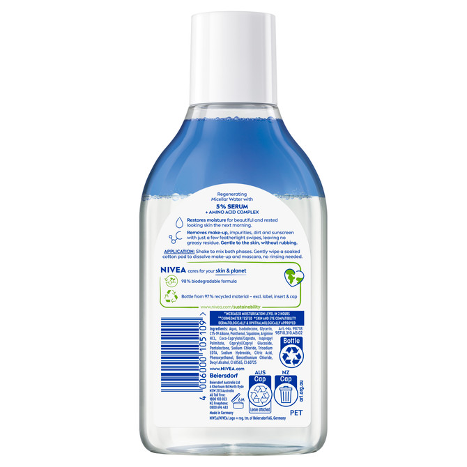 NIVEA Micellar Water Regenerating 400ml