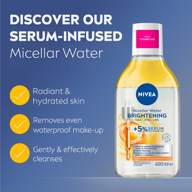 NIVEA Brightening Micellar Water 400mL