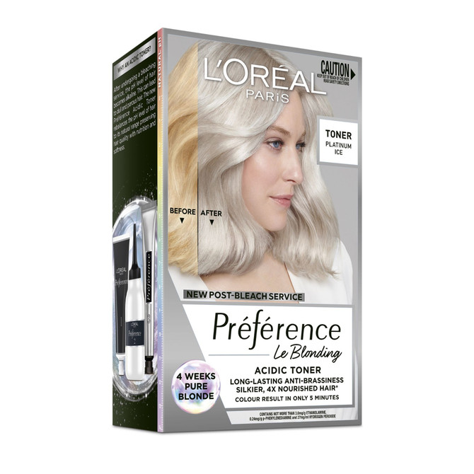 L'Oréal Paris Préférence Le Blonding Acidic Toner Platinum Ice