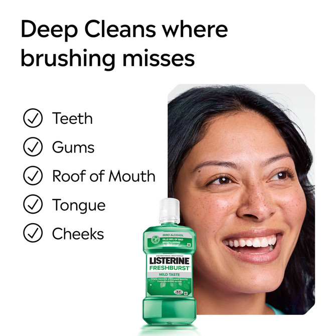 Listerine Freshburst Zero 750ml