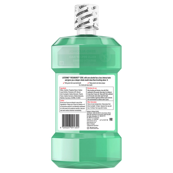 Listerine Freshburst Zero 750ml