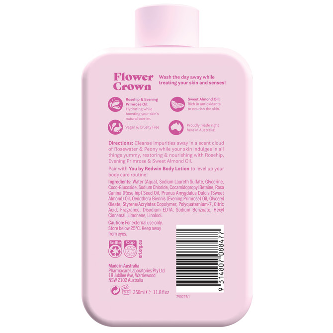 You By Redwin Flower Crown Body Cleanser 350ml