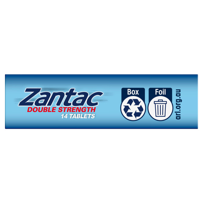 Zantac Tabs Double Strength 300mg 14s