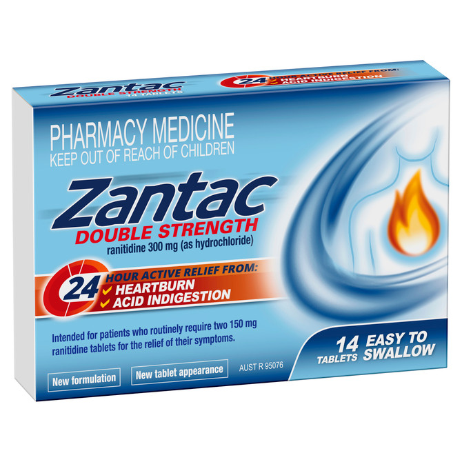 Zantac Tabs Double Strength 300mg 14s