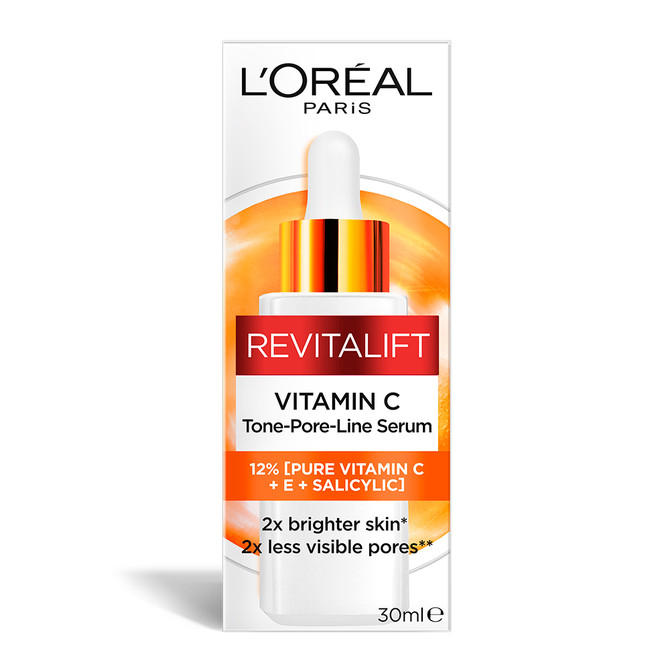 L'Oreal Paris Revitalift 12% Pure Vitamin C Tone-Pore-Line Serum